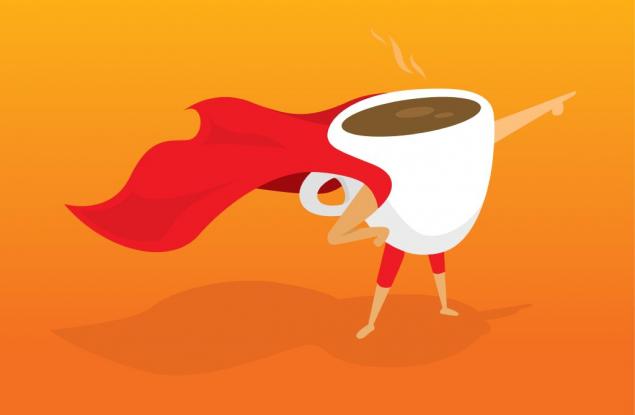 Виц: Едно силно кафе