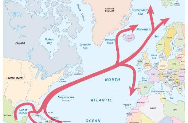 Учени предупредиха за рекордно забавяне на Гълфстрийм