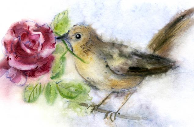Славеят и розата - една красива и тъжна приказка за любовта от Оскар Уайлд