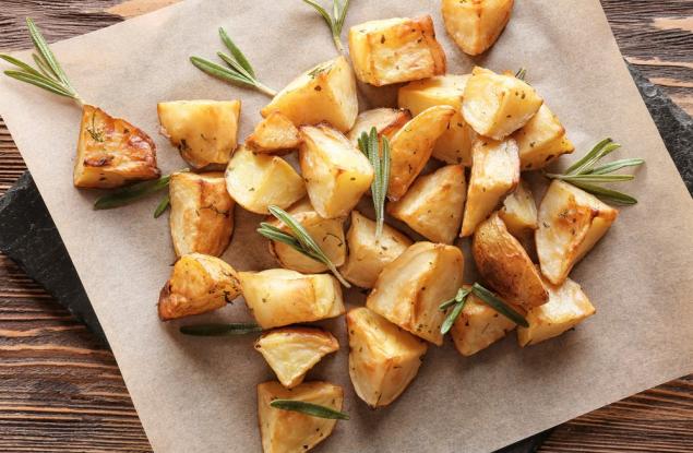 Рецепта за печени картофи с царевично брашно