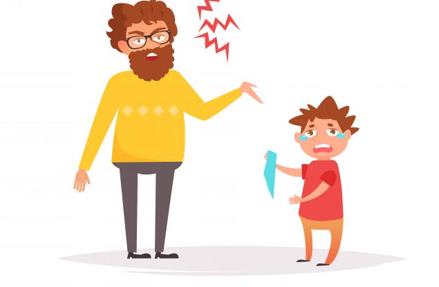 Ако бащата е прекалено строг с децата