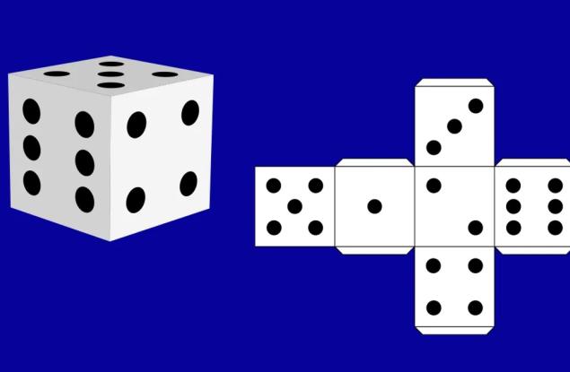 Защо сборът от противоположните страни на зара винаги е седем?