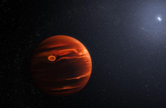 „Джеймс Уеб“ наблюдава за първи път прашна буря на планета извън Слънчевата система