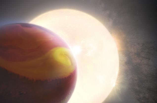 Астрономи наблюдават променящата се атмосфера на екзопланетата WASP-121b с телескопа "Хъбъл" 
