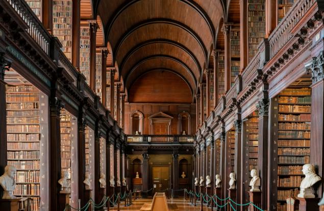Библиотека в Дъблин е на 300 години и съхранява над 200 000 книги