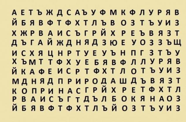 Първата дума, която видите, разкрива нещо за вас и вашите тревоги