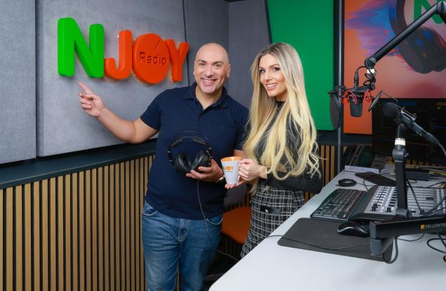 „Добро утро, N-JOY“: Мартина и Играта поемат сутрешния ефир в юбилейната 20-а година на радиото