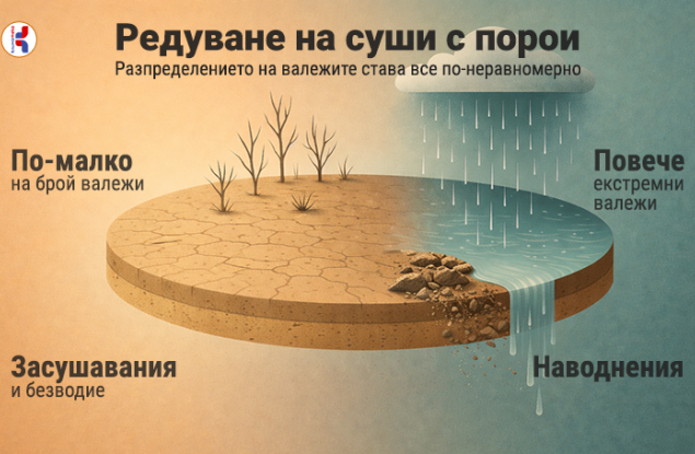 Защо България редува суши и наводнения?