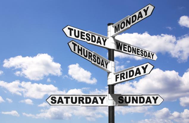 За дните от седмицата