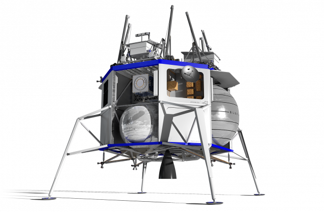 Джеф Безос показа Blue Moon - макет на лунен апарат