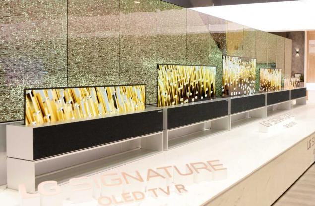 Първият в света навиващ се телевизор OLED на LG вече е факт