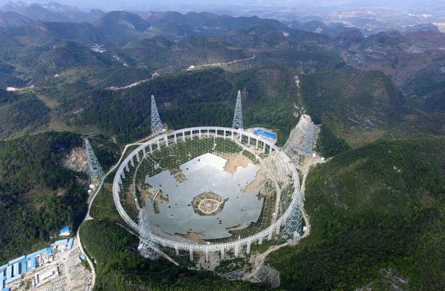 Китай построи най-големия радиотелескоп в света