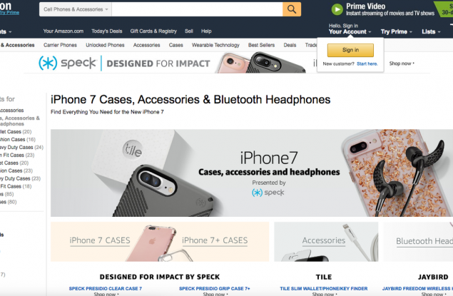 И Amazon разкри iPhone 7 преди конференцията на Apple