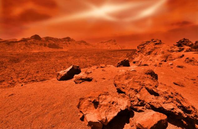 Откриха гигантско езеро от вода под Южния полюс на Марс