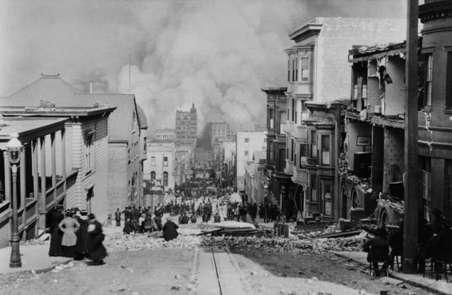 18 април 1906 г. - Сан Франциско е опустошен от силно земетресение