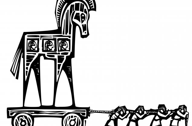 Откъде идва изразът „троянски кон”?