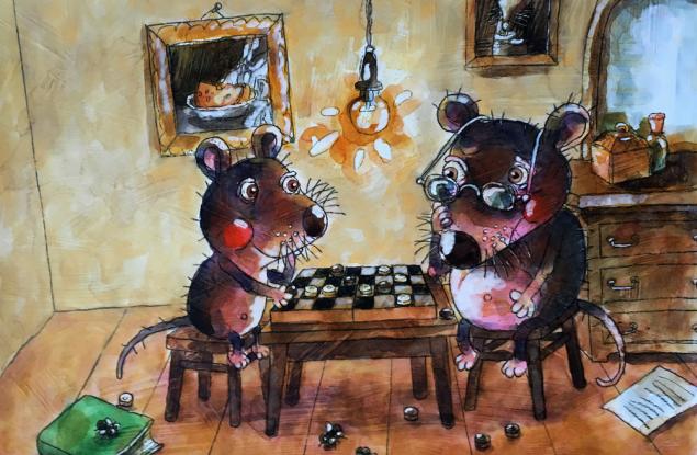 Басня за полската и градската мишка