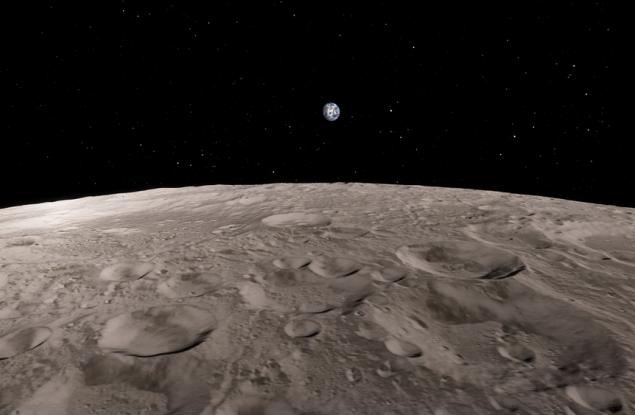 Видео: Изгрев на Земята, видян от Луната