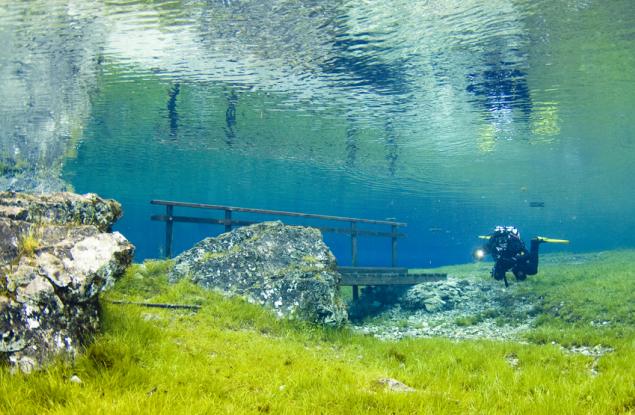 Австрийски парк магически се преобразува в езеро всяка година