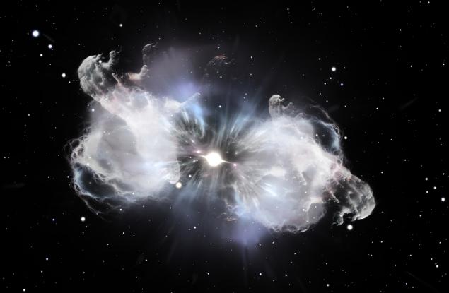 Супернова се сблъска със съседна звезда 