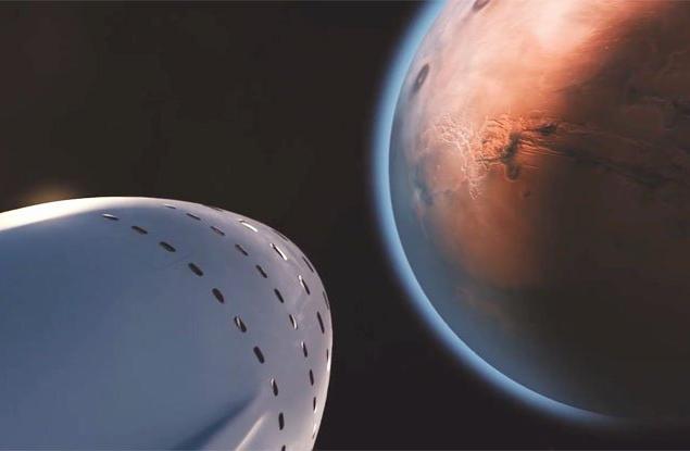 Илон Мъск разкри космическия кораб, който ще вози пътници до Марс