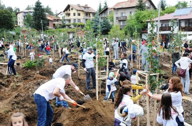 Природен парк "Витоша" става "по-зелен" по време на "Моят зелен град" 2016