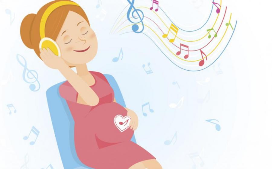 Бебето в утробата обича класическа музика 