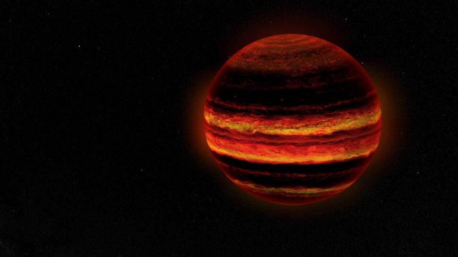 Астрономи откриха пясъчни облаци в атмосферата на една нереализирана звезда