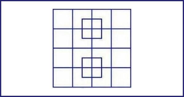Тест: Колко квадрата виждате?