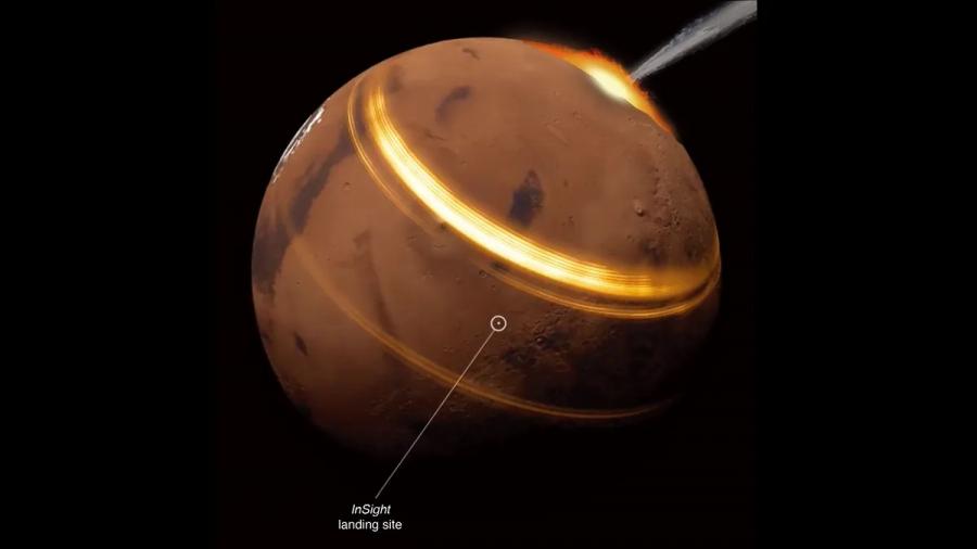 Метеорити, разбиващи се в повърхността на Марс, разкриват подробности за интериора на планетата