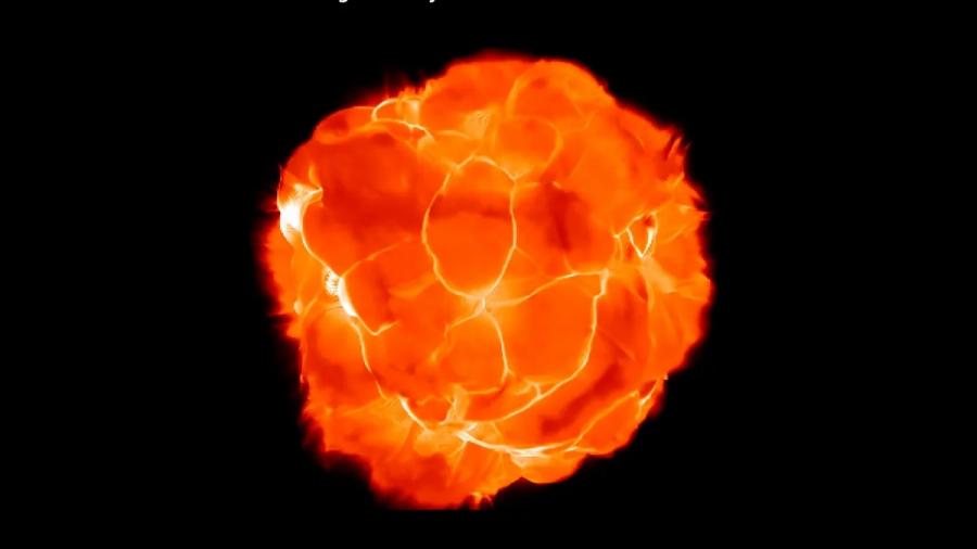 Нова симулация на Бетелгейзе показва, че тази звезда е една вряща и бълбукаща топка