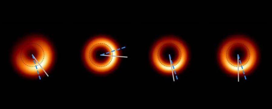 Гигантската черна дупка, която заснехме през 2019-а, изглежда блести