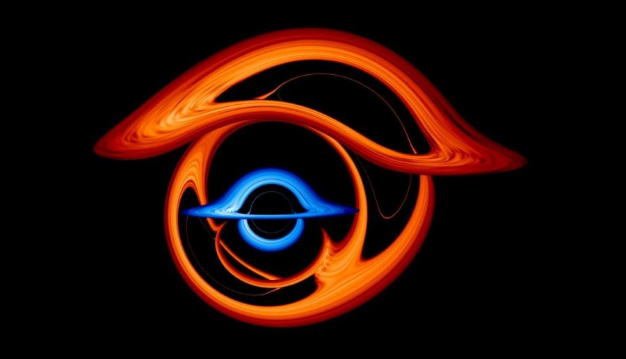 Невероятна визуализация показва какво ще стане, ако съберем две черни дупки заедно