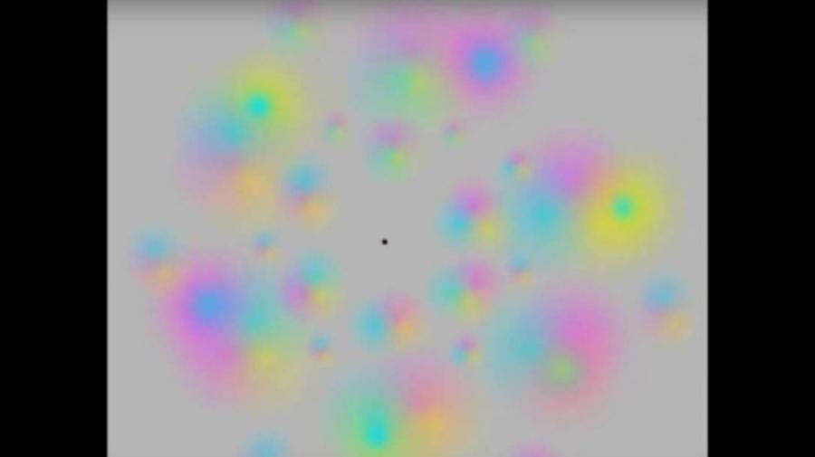 Тази оптична илюзия изчезва, ако се вгледате в нея достатъчно дълго