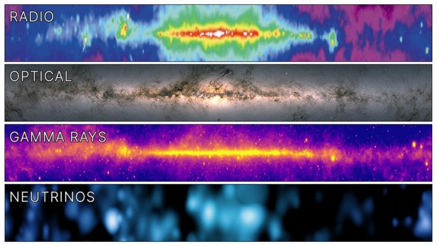 Учени наблюдаваха галактиката Млечен път по съвсем нов начин с помощта на неутрино 