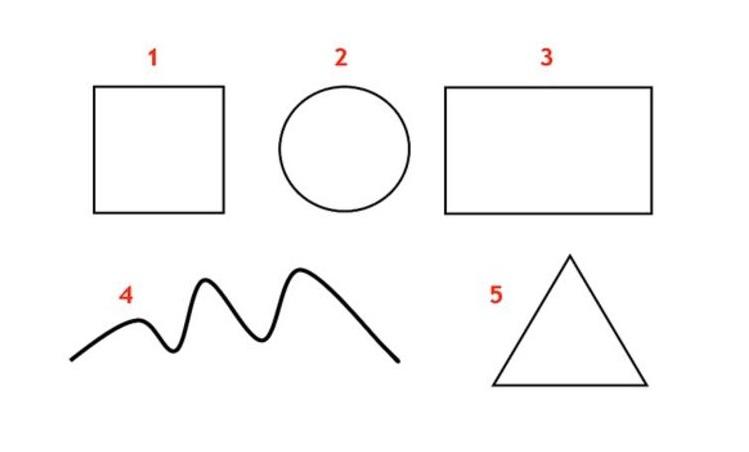Този пихогеометричен тест с 5 фигури ще разкрие нещо за вас