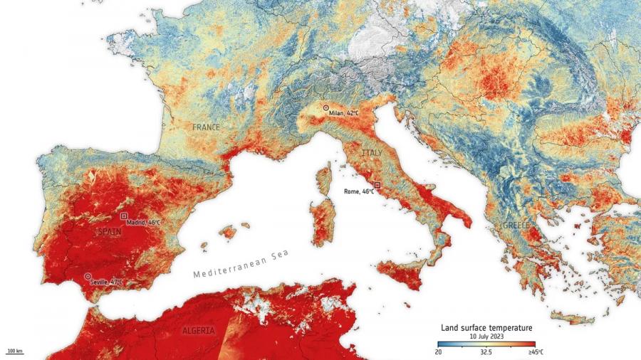 Какво е антициклон и защо е отговорен за горещата вълна в Европа?