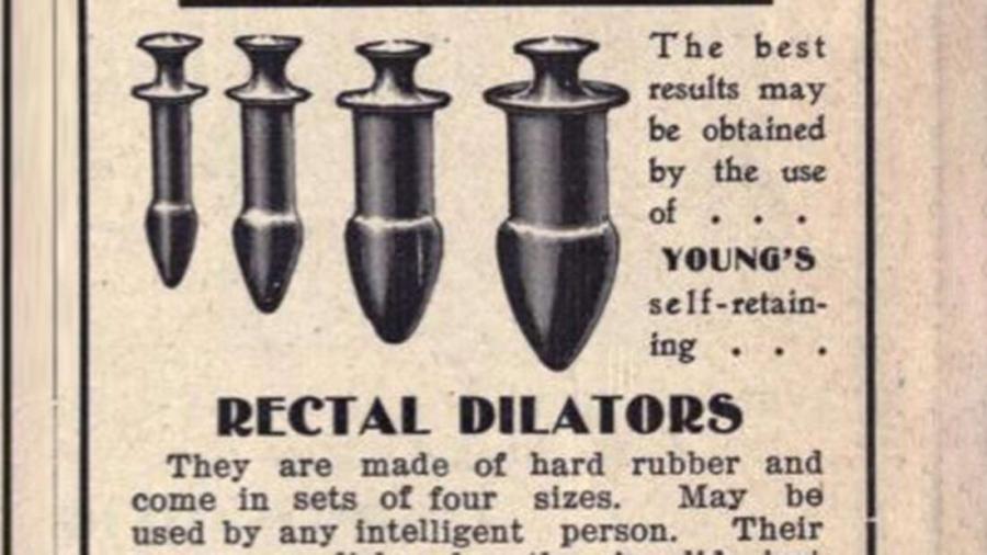В миналото тези „анални тапи“ са били продавани като лек срещу главоболие, лудост и акне