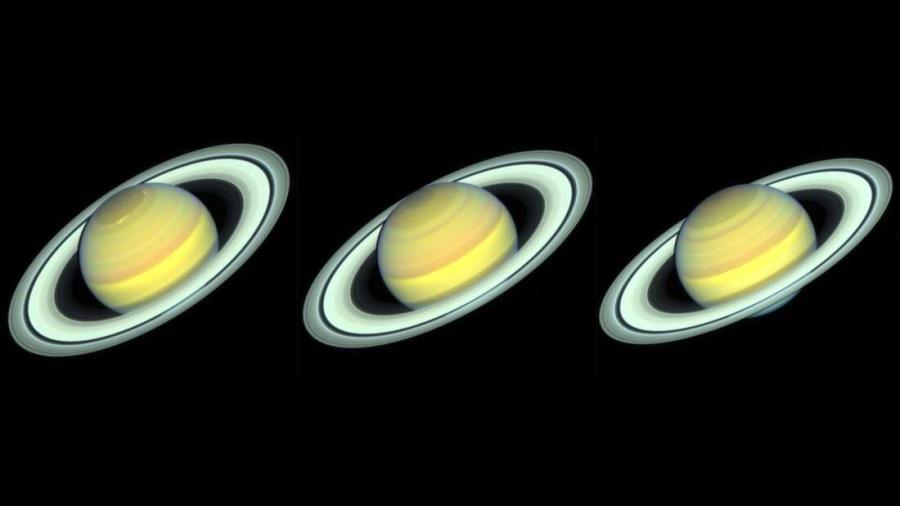 Вижте как се сменят сезоните на Сатурн в този невероятен GIF