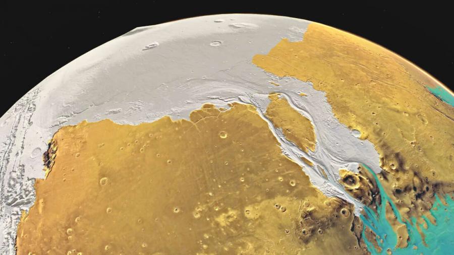Преди 3 млрд. години Марс вероятно е бил студен и влажен свят