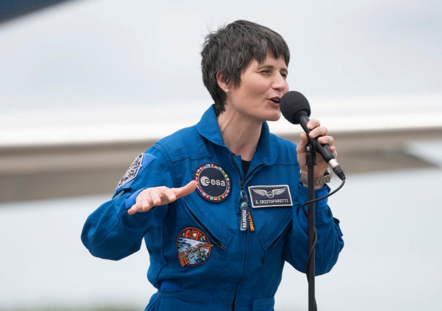 Саманта Кристофорети - първата европейка, която командва Международната космическа станция