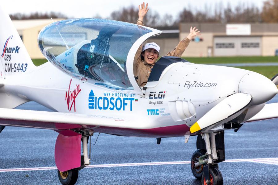 Зара Ръдърфорд успя, българин даде крила на мечтата ѝ за световен рекорд