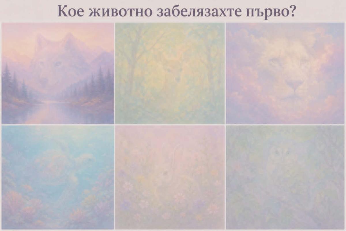 Кое животно видяхте първо – това говори много за вас