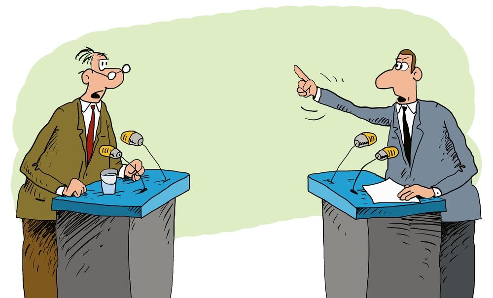 Виц: Политически диспут