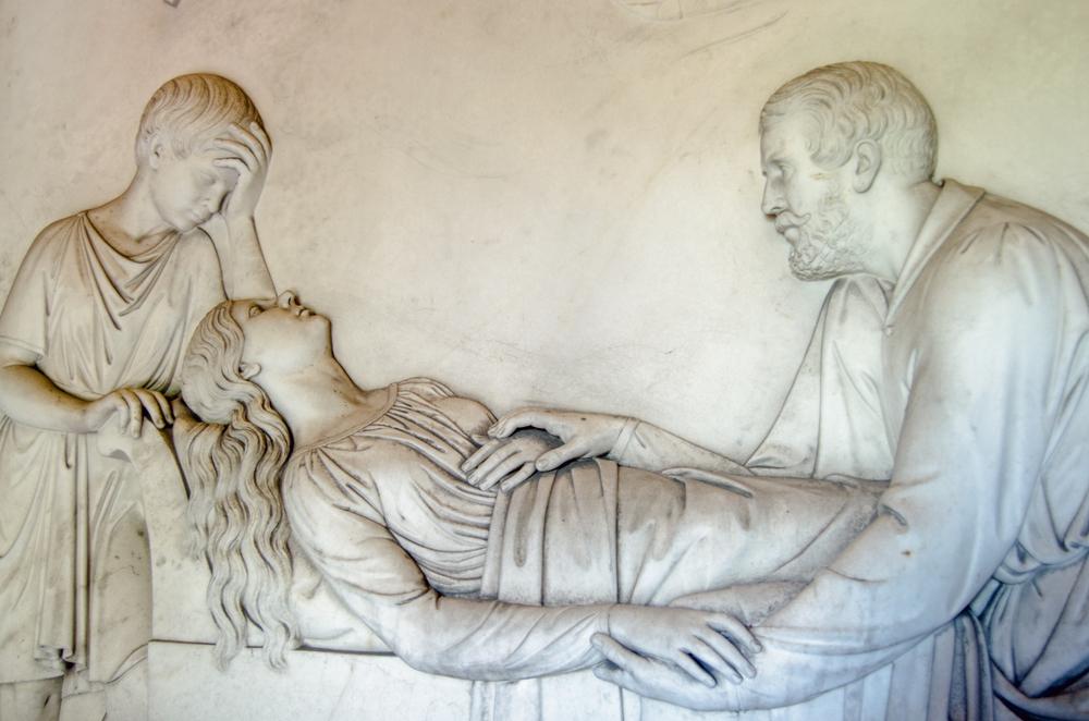 Виц: Политик на смъртен одър