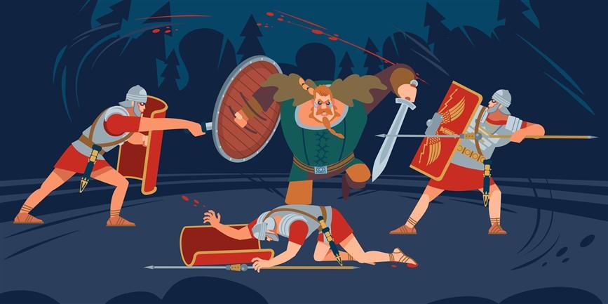 Варварите са употребявали стимуланти в битките срещу римляните