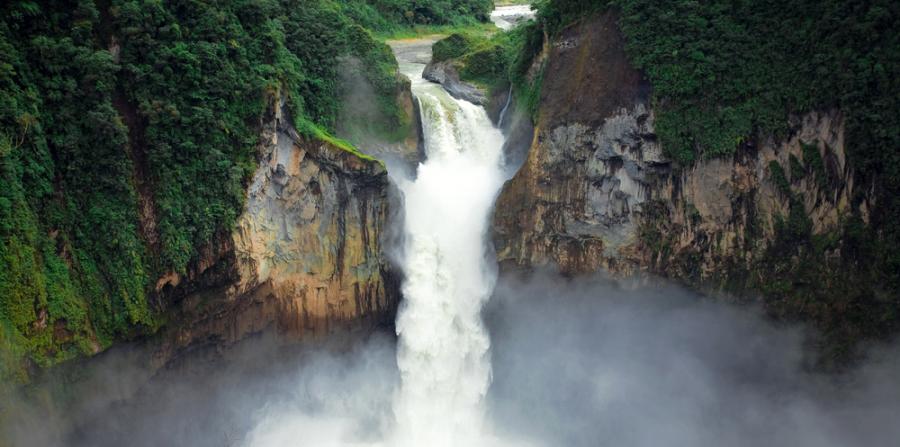 Най-високият водопад в Еквадор изчезна внезапно