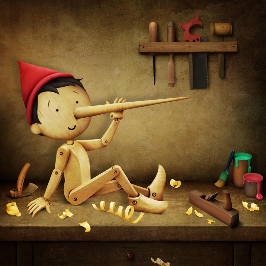 Лъжецът имитира действията на своята жертва