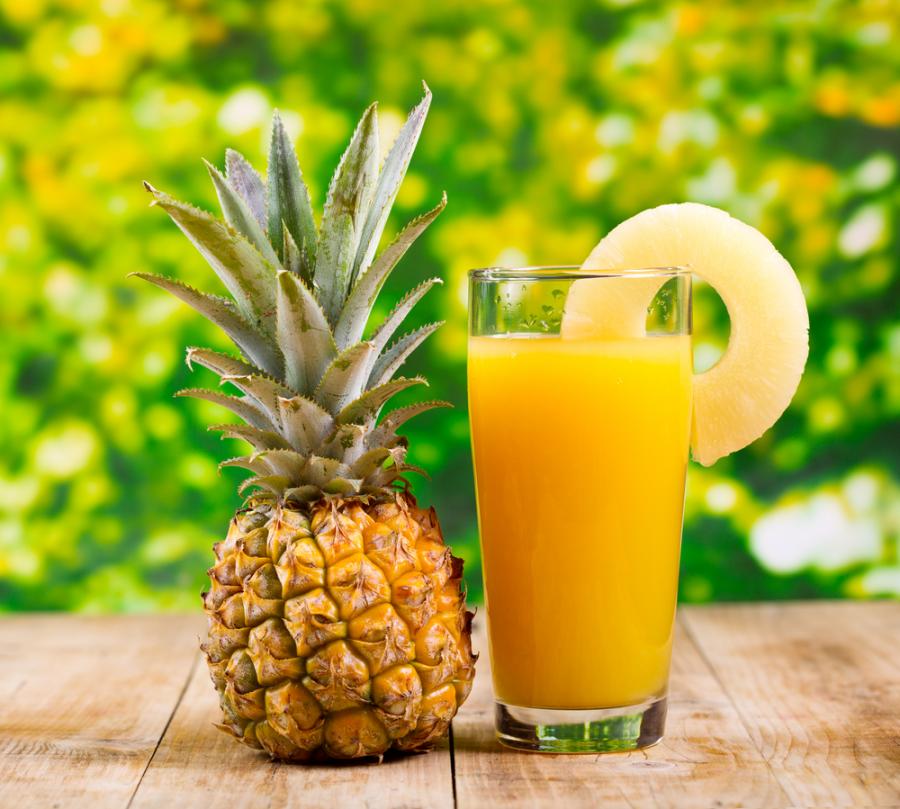 Ползите за здравето от сока от ананас