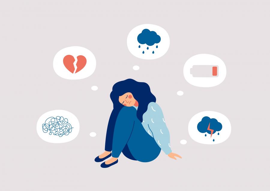 7 нетипични симптома на депресия